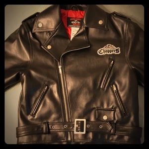 Kids Orange County Choppers Leather Jacket
